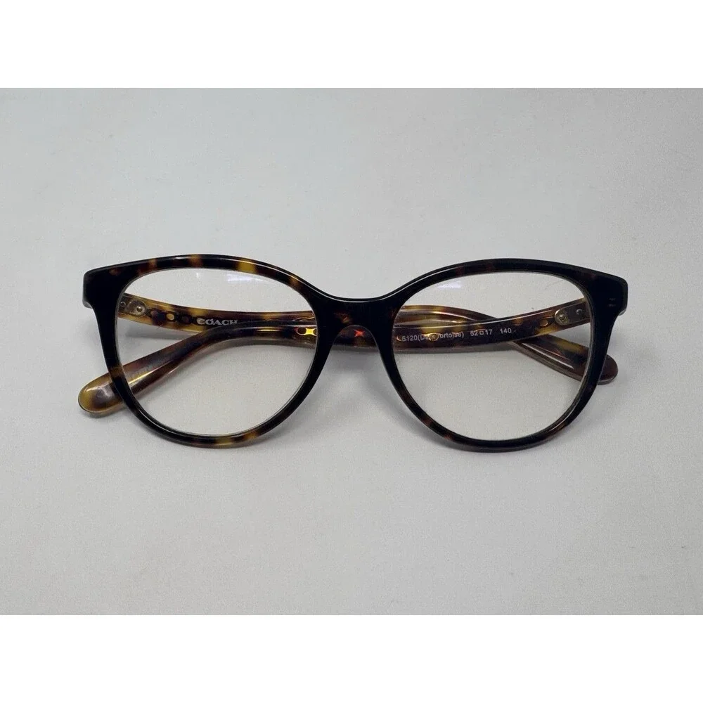Coach Eyeglass Frames HC 6177 52-17-140 Dark Tortoise 5120